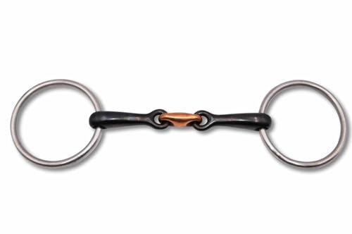 Amesbichler Reitsport Sweet Iron Wassertrense Kupfermundstück Snaffel Bit Double Sweet Iron Snaffle