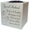 Memorial Grabe Topf Vers Blumen mit Rose Grabschmuck Vase, spezielle Missed Special Husband