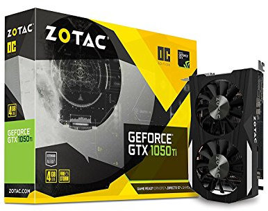 Zotac ZT-P10510B-10L Scheda Video Gaming, GeForce GTX 1050 Ti 4GB GDDR5