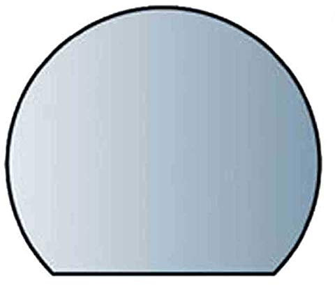 Glasbodenplatte 8 mm Stärke, 120 x 105 cm, Halbrund 21.02.883.2 Glasplatte Funkenschutz Platte Kamin Ofen Kaminöfen Lienbacher Vorlegeplatte Bodenplatte ESG Sicherheitsglas