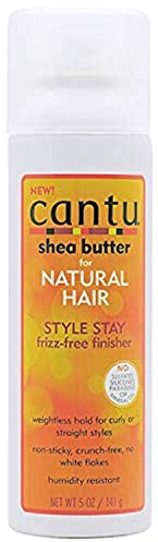 CANTU - Shea Butter Style Stay Frizz-Free Finisher - Unisex - 141 g - Seals in moisture - Adds hold and shine - Controls frizz all day - Non-crunchy feel - Free of sulfates, parabens, and mineral oil