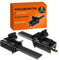 VIOKS Lot de 2 balais de charbon moteur avec support 6,3 mm AMP de rechange pour Whirlpool Bаuknecht 481281718792 Privileg 03108735 Bоsch Siеmens 0060889