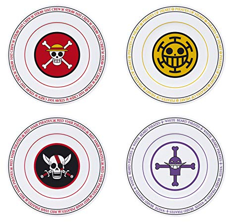 ABYSTYLE - ONE PIECE - Set de 4 Assiettes