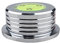 Stabilizzatore per dischi LP, stabilizzatore per disco in metallo, universale, 50 Hz, per giradischi (argento)