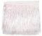 YYCRAFT Lametta-Girlande, 25,4 cm breit, Lametta-Besatz, Tanzkostüm, Fransenborte, glänzender Folieneffekt, Party-Dekoration (4,5 m, weiß)