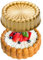 Goaste 24,1 cm Charlotte Kuchenform, wiederverwendbare Form, geriffelte Kuchenform, antihaftbeschichtete Aluminium-Kuchenformen mit Blumenform für Käsekuchen, Schokoladenkuchen, Erdbeer-Shortcake,