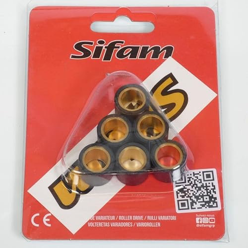 Galet rouleau de variateur Sifam compatible avec Scooter Peugeot 50 KISBEE 4T EFI 2018 à 2022