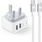 iPhone Fast Charger, 40W iPhone USB C Fast Charger Plug With 2M iPhone USB C to Lightning Cable Compatible with iPhone 14/14 Plus/ 14 Pro/ 14 Pro Max/ 13/12/ 11/ X/XR/SE/ 8/7/ 6/ iPad