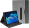 Junfire Funda Universal para 10 a 11 Tablet FACETEL/DOOGEE/SEBBE/OUKITEL/AOCWEI/HEASUR/TECLAST/SIMPLORI, Funda Protectora con Soporte para Stylus y Soporte multiángulo para Tablet de 10-11 - Gris