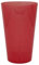 éco gobelets - Gobelet Réutilisable, Économique, Recyclable - Verre en Plastique Rigide Polypropylène sans BPA - Passe au Lave-Vaisselle - Rouge - 30cl x100
