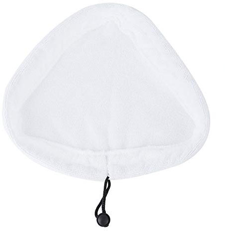 Mwrode 2 Stück Dreieckiger Dampfmopp-Ersatz, Waschbar, Dreieckiger Dampfgarer, Mikrofaser-Mopp-Pad, Ersatz-Bodenhauben Für Zuhause Und Büro