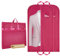 ecooe Kleidersack, Rosa Kleiderhülle Kleiderschutz Aufbewahrungstaschen, Geeignet für Anzug, Rock, Mantel, Jacke, Hemd, Anzugtaschen-Aufbewahrung, Reiseanzug-Anzugtasche (110 × 60 cm)