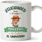 MUGFFINS Tazas para FALLERO hombre - En Español - Mejor Universo Trofeo - 11 oz / 330 ml - Regalo original y divertido