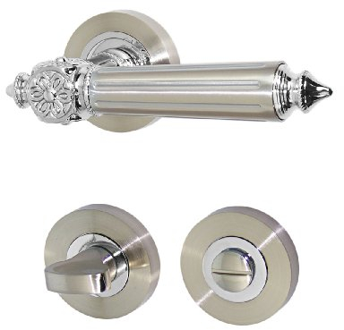 Türbeschlag 1624-A R WC Antik Optik Türdrücker Türgriffe Türklinke
