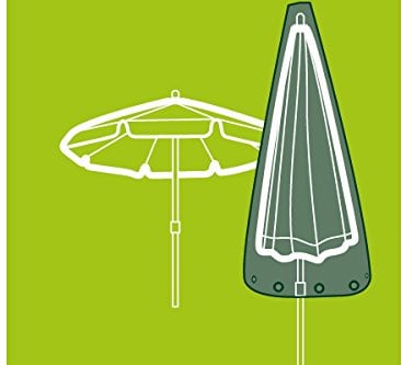 Siena Garden Schutzhülle, Für Schirme bis Ø 350cm, Material: Polyethylen in transparent