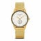 Paul Hewitt Unisex Analog Quarz Uhr mit Edelstahl beschichtet Armband PH-M1-G-W-4M