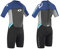 Osprey Men's Shorty 3 mm Summer Wetsuit, Adult Short Sleeve Neoprene Surfing Diving Wetsuit, Origin, Multiple Colours, Blue, M