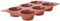Silikomart 20.023.00.0060 SF023 Moule Forme Muffin Taille Moyenne 6 Cavités Silicone Terre Cuite, Brique