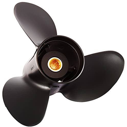 SOLAS 2411-132-21 Amita 3 Aluminiumpropeller mit 3 Flügeln, rechts, 33,5 cm Durchmesser x 53,3 cm Teilung x 13-Fach Spline