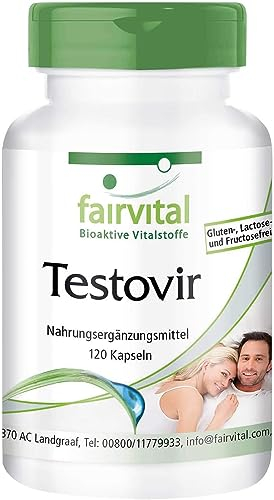 Fairvital | Testovir avec Muira Puama et chrysine 120 gélules - végétarien