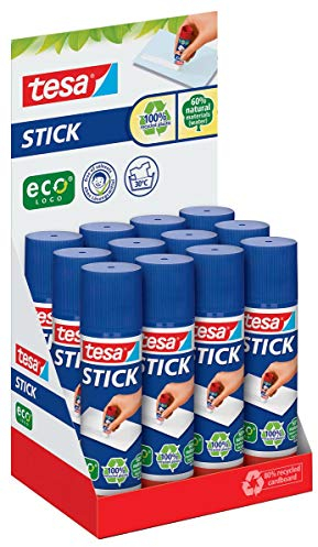 #12xtesa ecoLogo Stick Klebestift, 20 g, Thekendisplay