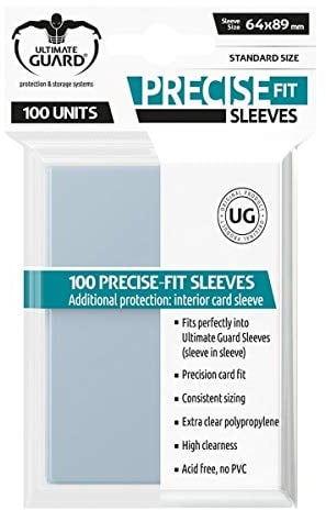 Ultimate Guard Precise-Fit Sleeves Standard Size Transparent (100)
