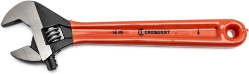 Crescent 8 Adjustable Black Oxide Cushion Grip Wrench | AT28CVS