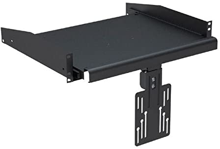 KIMEX - Bandeja Deslizante - para Armario Rack 19'' - con Soporte para Monitor - Altura 2U - 110-0198