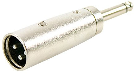 Plugger Adaptateur XLR mâle/Jack mâle mono Noir