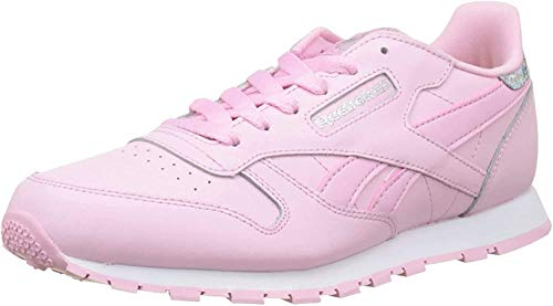 Reebok Mixte Classic Leather Pastel Baskets, Rose (Charming Pink/White), 37 EU