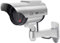 Tech Traders ® TTSSDC SOLAR Power Fake Outdoor Dummy Security Home CCTV Camera LED Light Waterproof [2017-18], Silver