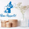 DecalStoreVienna Vinyl Wandtattoo Lilo und Stitch Ohana Baby Stitch Zitat Bon Appetit Wandaufkleber Wandsticker Wanddekoration Fototapete Dekoration für Kinderzimmer Babyzimmer Spielzimmer Küche A404