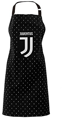 hermet Juventus 52101002131 Grembiule, Cotone, Nero, 25x23x0.5 cm
