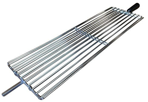 SunshineBBQs Stainless steel Cypriot BBQ rotisserie basket Clamp - Medium