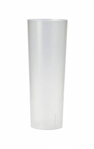 MSU - Vaso Tubo Plástico PP 300 CC | Caja con 420 Unidades | Ideal para Eventos y Hogar | Resistente e Irrompible, Plástico