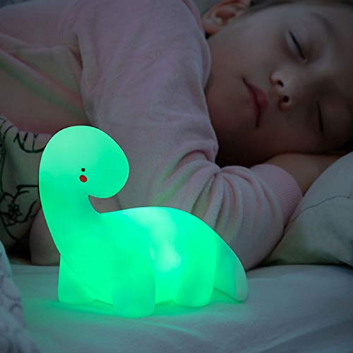 Shop-Story - Luce notturna a forma di dinosauro, lampada LED Lightosaurus per bambini