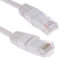 Blanco Red Ethernet RJ45 Cat-5E UTP Parche LAN Cobre Cable Cable 0,5 m 50 cm [0.5 Metros/0,5m]
