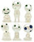 Baum Elfen Puppe,6 Pcs Mini Gartendeko Prinzessin,Prinzessin Mononoke Leuchtende Baum Elfen Puppe,Aus Kunstharz,MajestäTisch und Bezaubernd, FüR Home Garden Indoor Outdoor Ornament(6)