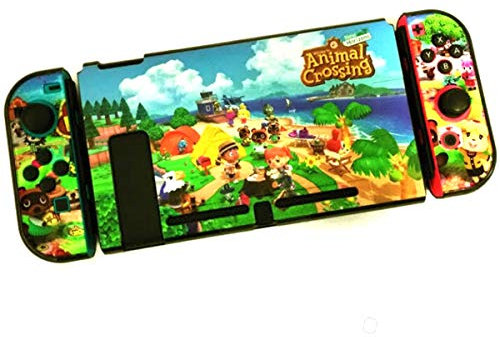 Nintendo Switch Hard Shell Plastic Protective Cover Case - Animal Crossing New Horizons Design