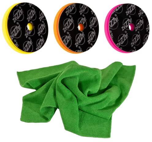 ADVANTUSE Zvizzer Sets - (3X 125mm Pad) Allrounder Pads für Rotation und Exzenter-Poliermaschine
