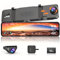 JOMISE 4K UHD Mirror Dash Cam Front and Rear, 11 IPS Touch Screen Rearview Mirror for Cars & Trucks, Backup Camera, GPS Tracking, Parking Monitor, 32GB Card Included-G814