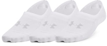 Under Armour Damen UA Breathe Lite Ultra Low 3p, atmungsaktive und weiche Sportsocken, Sneaker Socken im 3er-Pack mit Anti-Rutsch-Fersenelement