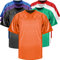 JKNAKN Blank Fußballtrikots Mesh Athletic Football Shirt Übung Sport Uniform Schwarz Weiß Trikot, Orange/Abendrot im Zickzackmuster (Sunset Chevron), XX-Large