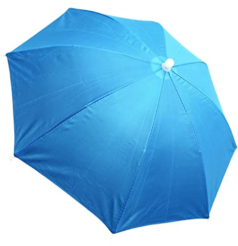 WOTEG Kopfschirm,wasserdichte, freihändig Faltbare Regenschirmkappe | UV-Schutz-Regenschirmmützen für Erwachsene, Kinder, Damen, Herren, Regenschirmmütze für Outdoor-Aktivitäten