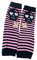 Maouira Gestreifte Armstulpen mit Daumenlöchern Y2K Armstulpen Y2K Armstulpen Y2K Armabdeckung Harajuku Totenkopf Armstulpen Punk Armstulpen Y2K Armstulpen