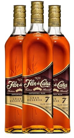 Ron Flor de Caña 7 Años 70 cl (Caja de 3 Botellas de 70 cl)