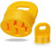 Adiwo Protections de Contact pour Vélo électrique Bosch, 2PCS Couverture de Batterie Ebike, Accessoires de Batterie de Vélo électrique(Jaune)