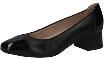 CAPRICE Comfort Damen Pumps Kleiner Absatz Mehrweite H