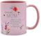 Widdop 11oz Stonware Loveliest Mum Mug Pink Coffee Mug Tea Hot I Love You Mum Mother's Day Present Sentimental Message Thoughtful Birthday Christmas
