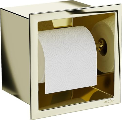 Mexen 1953, Toilettenpapierspender X-Wall-P, Golden